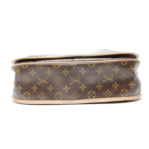 LOUIS VUITTON 2011 Monogram Menilmontant MM Shoulder Bag Brown WS24974