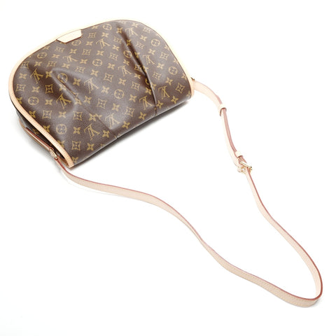 LOUIS VUITTON 2011 Monogram Menilmontant MM Shoulder Bag Brown WS24974
