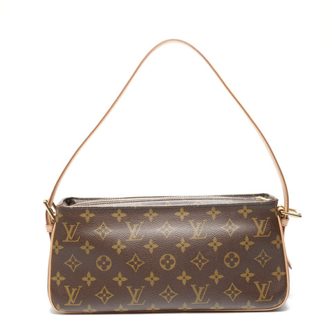 LOUIS VUITTON 2005 Monogram Viva Cite MM Shoulder Bag Brown WS24976