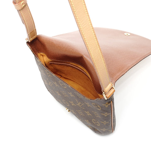 LOUIS VUITTON 2000 Monogram Musette Salsa Shoulder Bag Brown WS24977