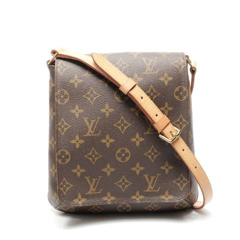 LOUIS VUITTON 2000 Monogram Musette Salsa Shoulder Bag Brown WS24977