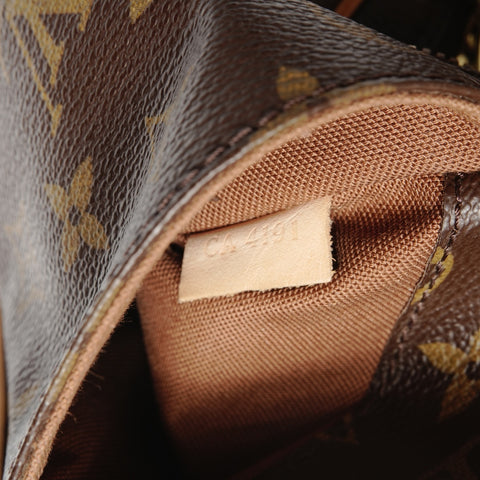 LOUIS VUITTON 2011 Monogram Gange Pochette Shoulder Bag Brown WS24978