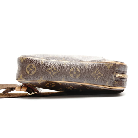 LOUIS VUITTON 2011 Monogram Gange Pochette Shoulder Bag Brown WS24978