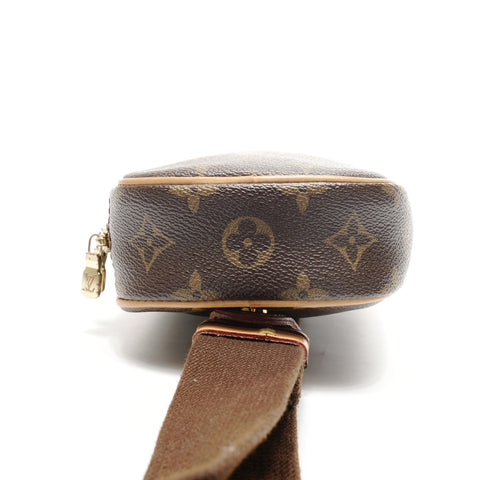 LOUIS VUITTON 2011 Monogram Gange Pochette Shoulder Bag Brown WS24978