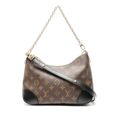 LOUIS VUITTON Monogram Boulogne PM Shoulder Bag Brown WS24979
