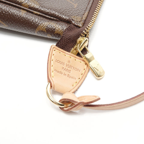 LOUIS VUITTON 2011 Monogram Pochette Accessoires Shoulder Bag Brown WS24980