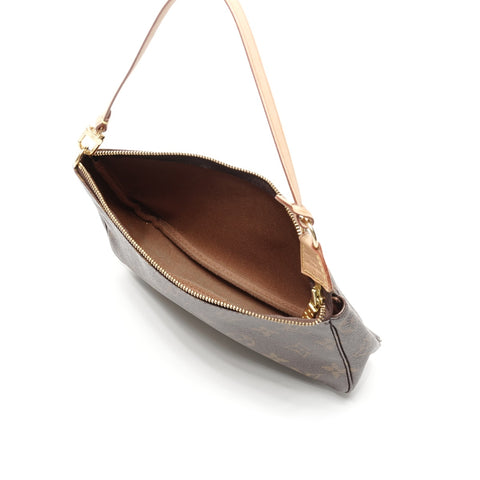 LOUIS VUITTON 2011 Monogram Pochette Accessoires Shoulder Bag Brown WS24980