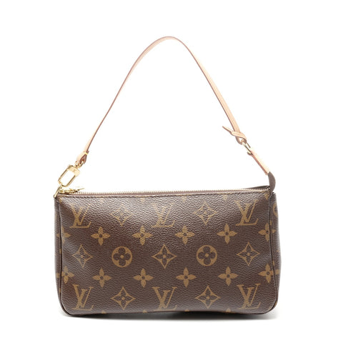 LOUIS VUITTON 2011 Monogram Pochette Accessoires Shoulder Bag Brown WS24980