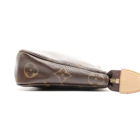 LOUIS VUITTON 2011 Monogram Pochette Accessoires Umhängetasche Braun WS24980
