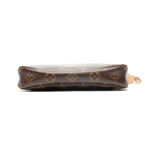 LOUIS VUITTON 2011 Monogram Pochette Accessoires Umhängetasche Braun WS24980