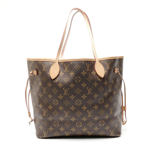 LOUIS VUITTON 2013 Monogram Neverfull MM Tote Bag Brown WS24981