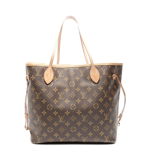 LOUIS VUITTON 2013 Monogram Neverfull MM Tote Bag Brown WS24981