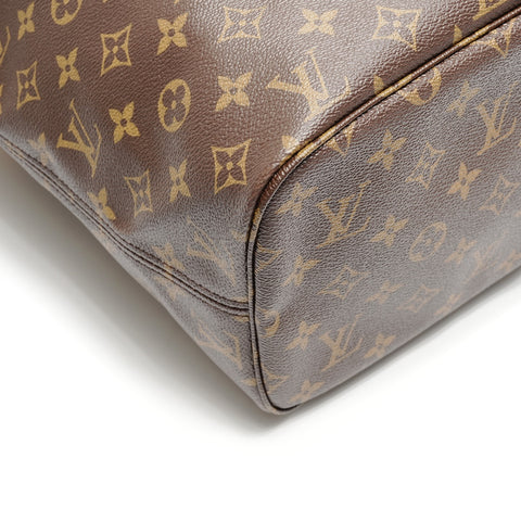 LOUIS VUITTON 2013 Monogram Neverfull MM Tote Bag Brown WS24981