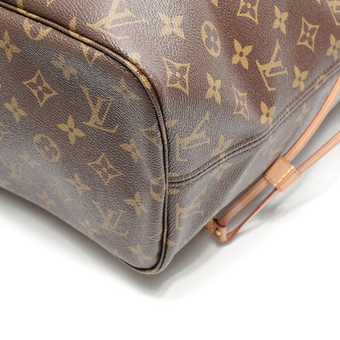 LOUIS VUITTON 2013 Monogram Neverfull MM Tote Bag Brown WS24981