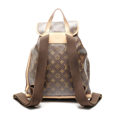 LOUIS VUITTON 2008 Monogram Sac Ado Bosphore Backpack  Daypack Brown WS24982