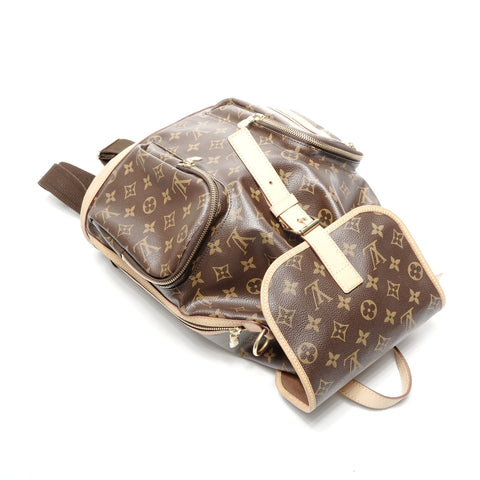 LOUIS VUITTON 2008 Monogram Sac Ado Bosphore Backpack  Daypack Brown WS24982