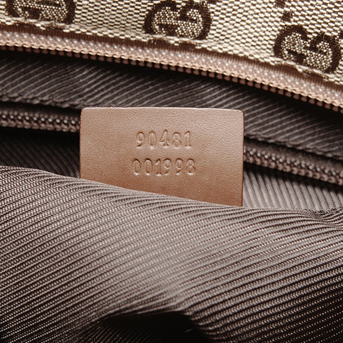 GUCCI GG Canvas Shoulder Tote Bag Brown WS24984