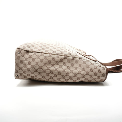 GUCCI GG Canvas Shoulder Tote Bag Brown WS24984