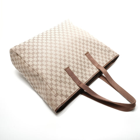 GUCCI GG Canvas Shoulder Tote Bag Brown WS24984