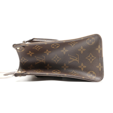 LOUIS VUITTON Monogram On the Go PM Handbag Brown WS24987