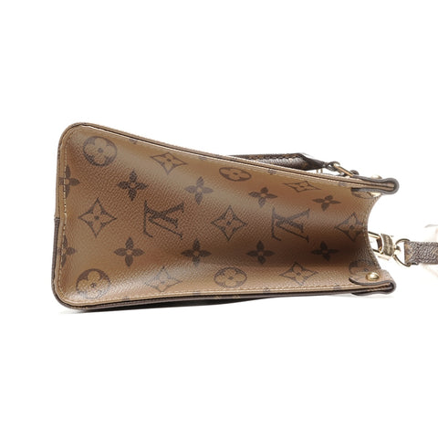 LOUIS VUITTON Monogram On the Go PM Handbag Brown WS24987