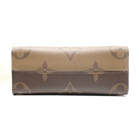 LOUIS VUITTON Monogram On the Go PM Handbag Brown WS24987