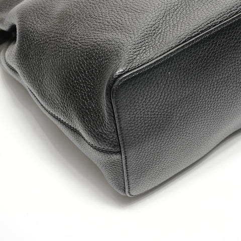 GUCCI Soho GG interlocking leather Shoulder Bag black WS24988