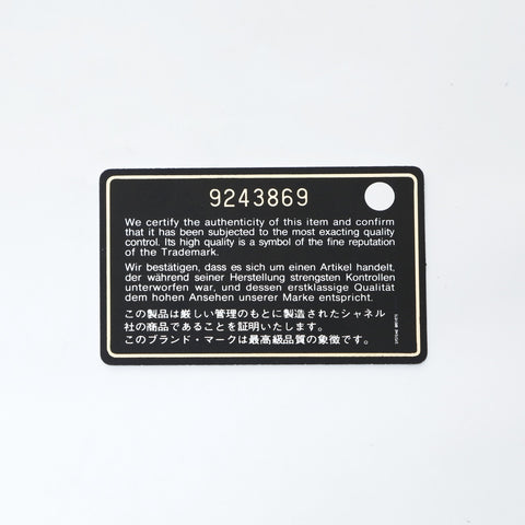 CHANEL New Travel Line PM No. 9 2004-2005 Tote Bag black WS24990