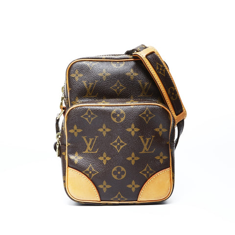 LOUIS VUITTON Amazon Monogram 2001 Shoulder Bag Brown WS24991