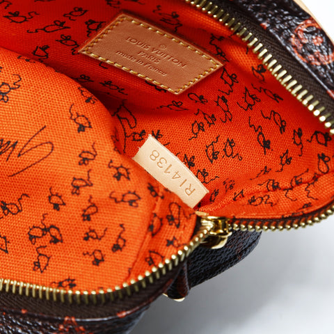 LOUIS VUITTON 2018 Catgram Panam Set Shoulder Bag Brown WS24992