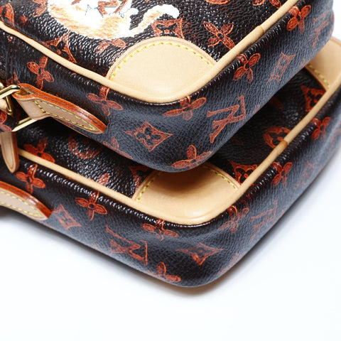 LOUIS VUITTON 2018 Catgram Panam Set Shoulder Bag Brown WS24992