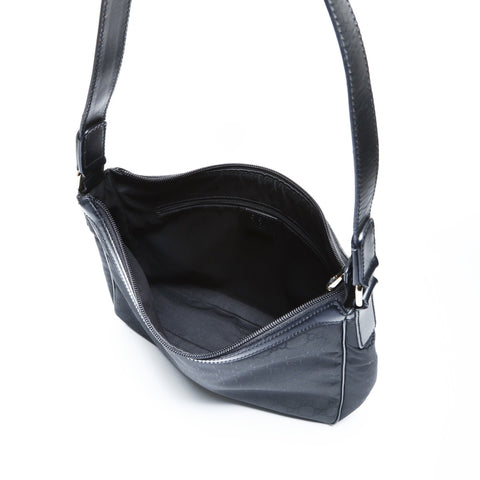 GUCCI GG nylon one belt Shoulder Bag black WS24993