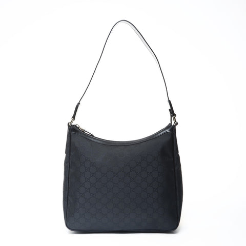 GUCCI GG nylon one belt Shoulder Bag black WS24993