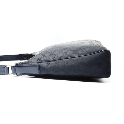 GUCCI GG nylon one belt Shoulder Bag black WS24993