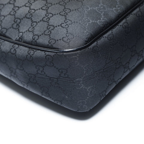 GUCCI GG nylon one belt Shoulder Bag black WS24993