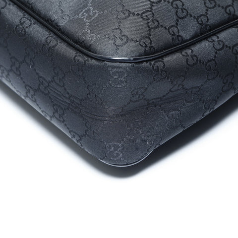 GUCCI GG nylon one belt Shoulder Bag black WS24993