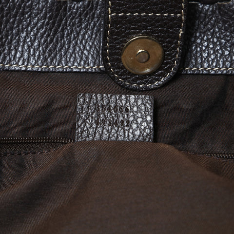 GUCCI PVC GG Supreme Tassel Bamboo Tote Bag Brown WS24994