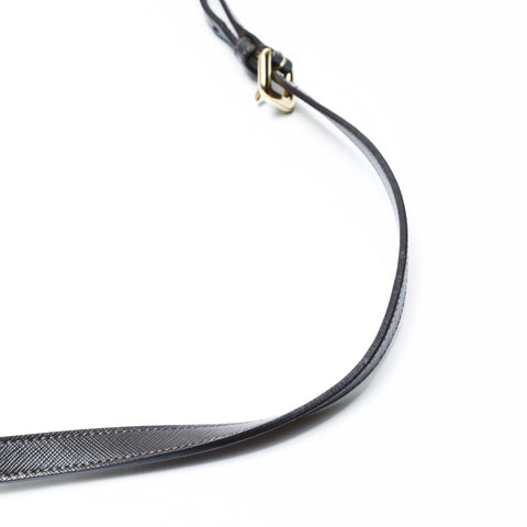 PRADA Canvas Jacquard Logo Fur 2way Tote Bag Brown WS24995