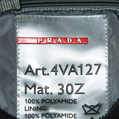 PRADA Sports Canvas Shoulder Bag black WS24996