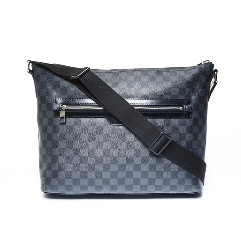 LOUIS VUITTON Mick MM Damier 2011 Shoulder Bag black WS24997
