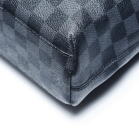 LOUIS VUITTON Mick MM Damier 2011 Shoulder Bag black WS24997