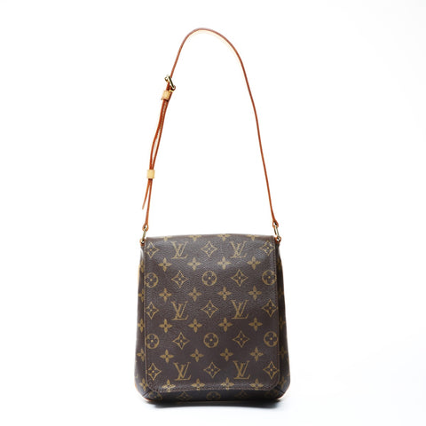 LOUIS VUITTON 2001 Monogram Musette Salsa Shoulder Bag Brown WS24999