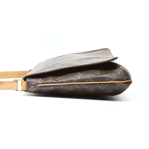 LOUIS VUITTON 2001 Monogram Musette Salsa Shoulder Bag Brown WS24999