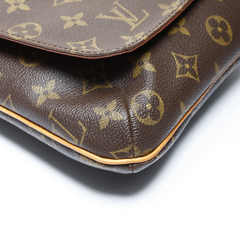 LOUIS VUITTON 2001 Monogram Musette Salsa Shoulder Bag Brown WS24999