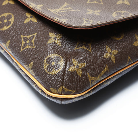 LOUIS VUITTON 2001 Monogram Musette Salsa Shoulder Bag Brown WS24999