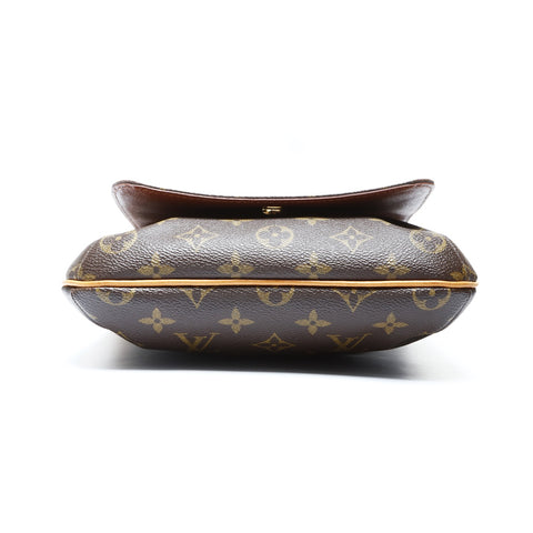 LOUIS VUITTON 2001 Monogram Musette Salsa Shoulder Bag Brown WS24999
