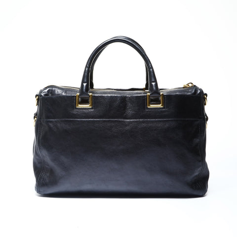 PRADA Leather 2way Handbag black WS25001