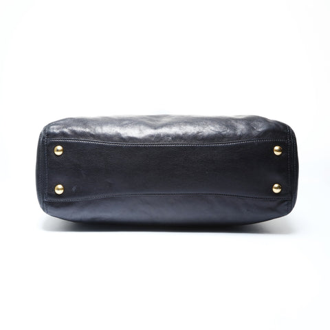 PRADA Leather 2way Handbag black WS25001