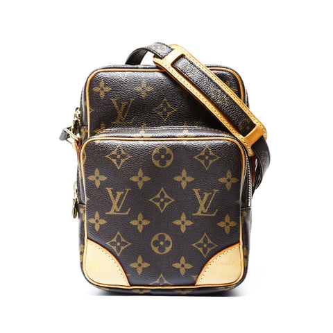 LOUIS VUITTON Amazon Monogram 2007 Shoulder Bag Brown WS25004