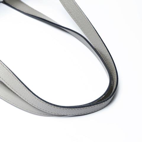 PRADA Leather Tote Bag Shoulder Bag gray WS25006